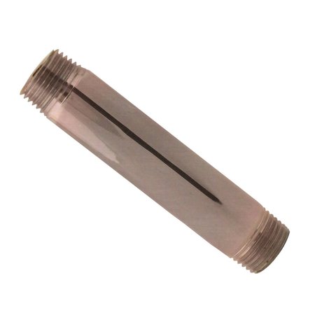 WESTBRASS 1/2" x 4" IPS pipe nipple in Antique Copper D12104-11